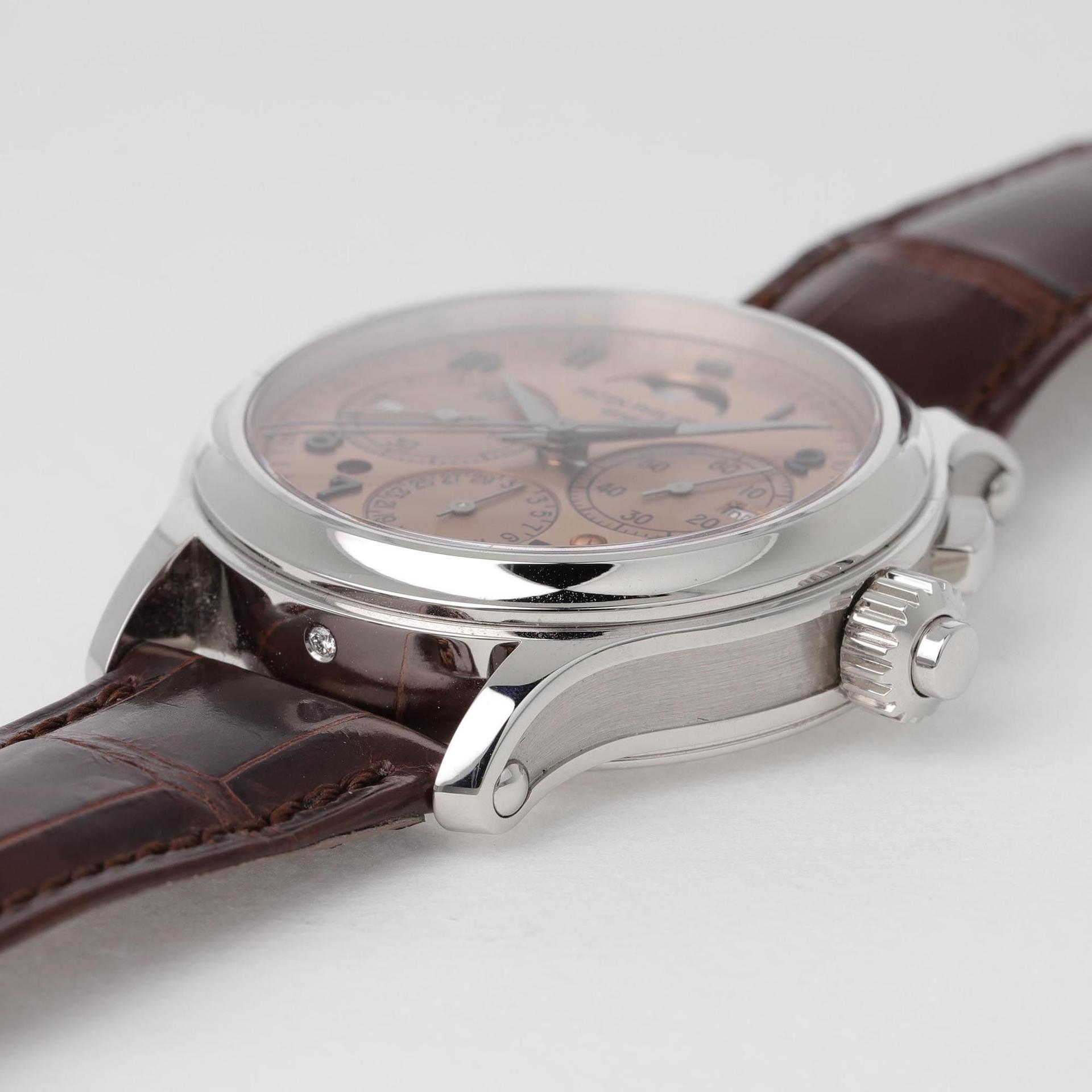 Perpetual Calendar Split-Second Monopusher Chronograph with Salmon dial condition photo