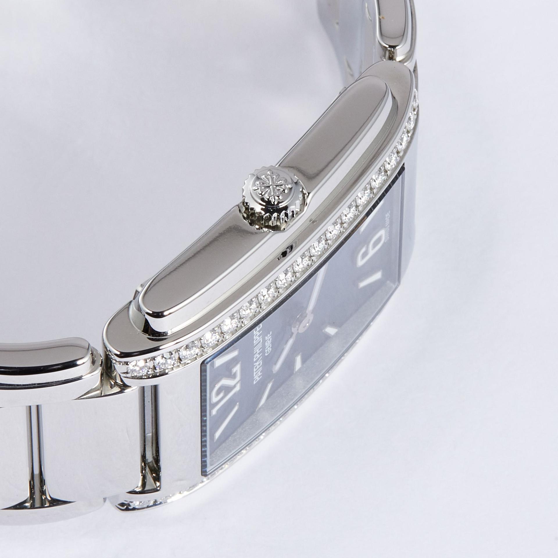 Twenty~4 Manchette Stainless Steel Diamond Blue Dial condition photo