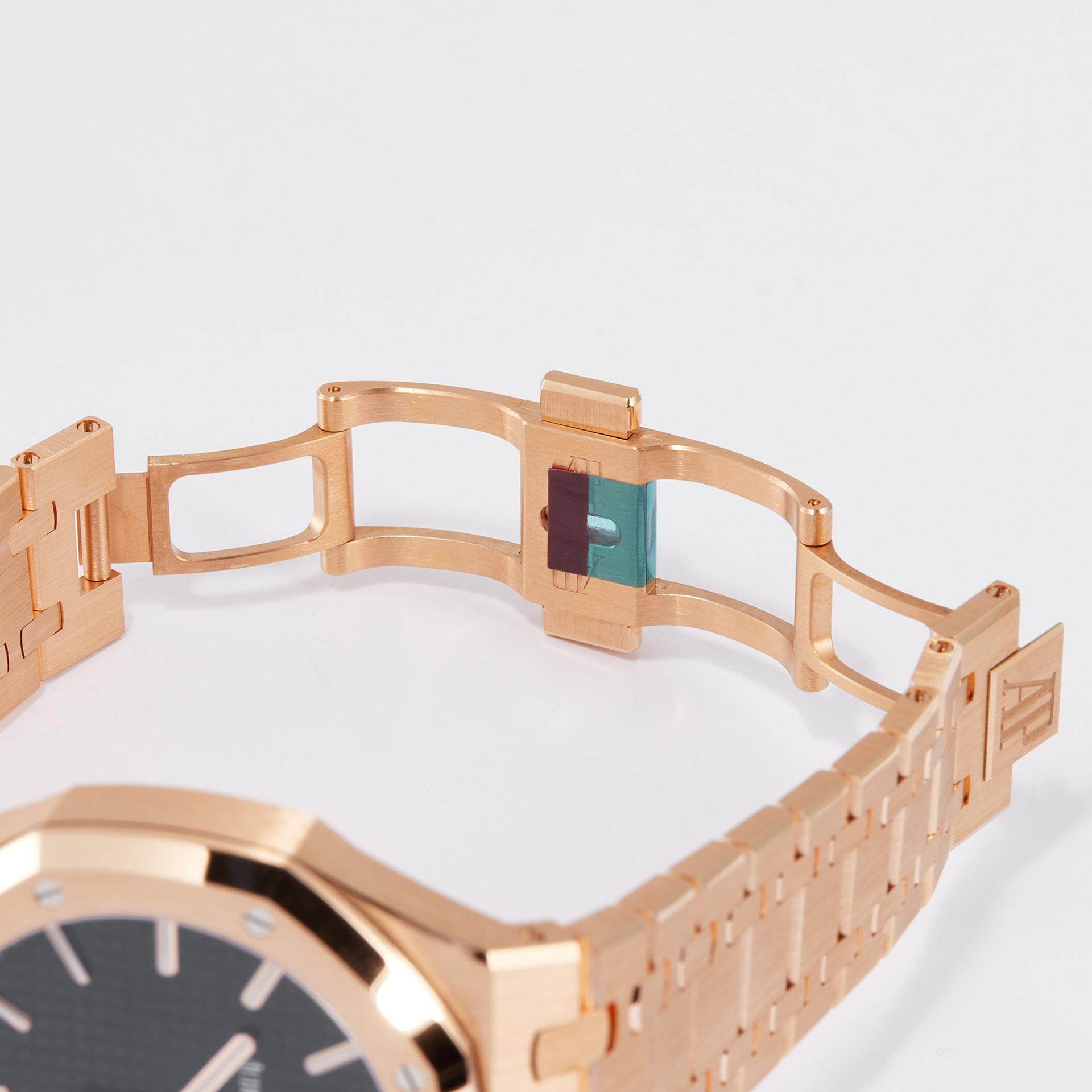 Royal Oak Selfwinding Rose Gold Black Dial condition photo