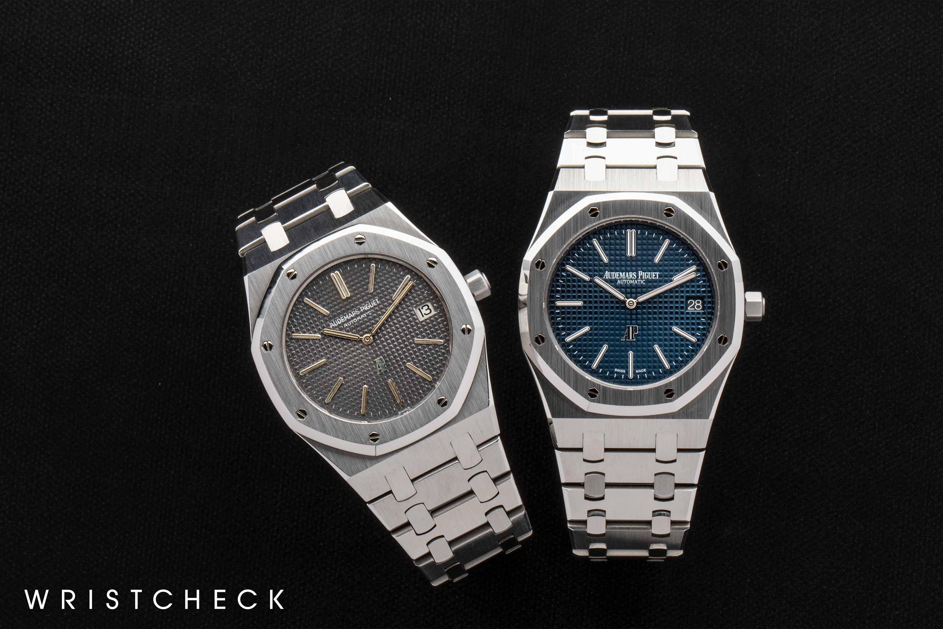 Audemars Piguet Royal Oak Ref. 15202 in tropical and blue dial