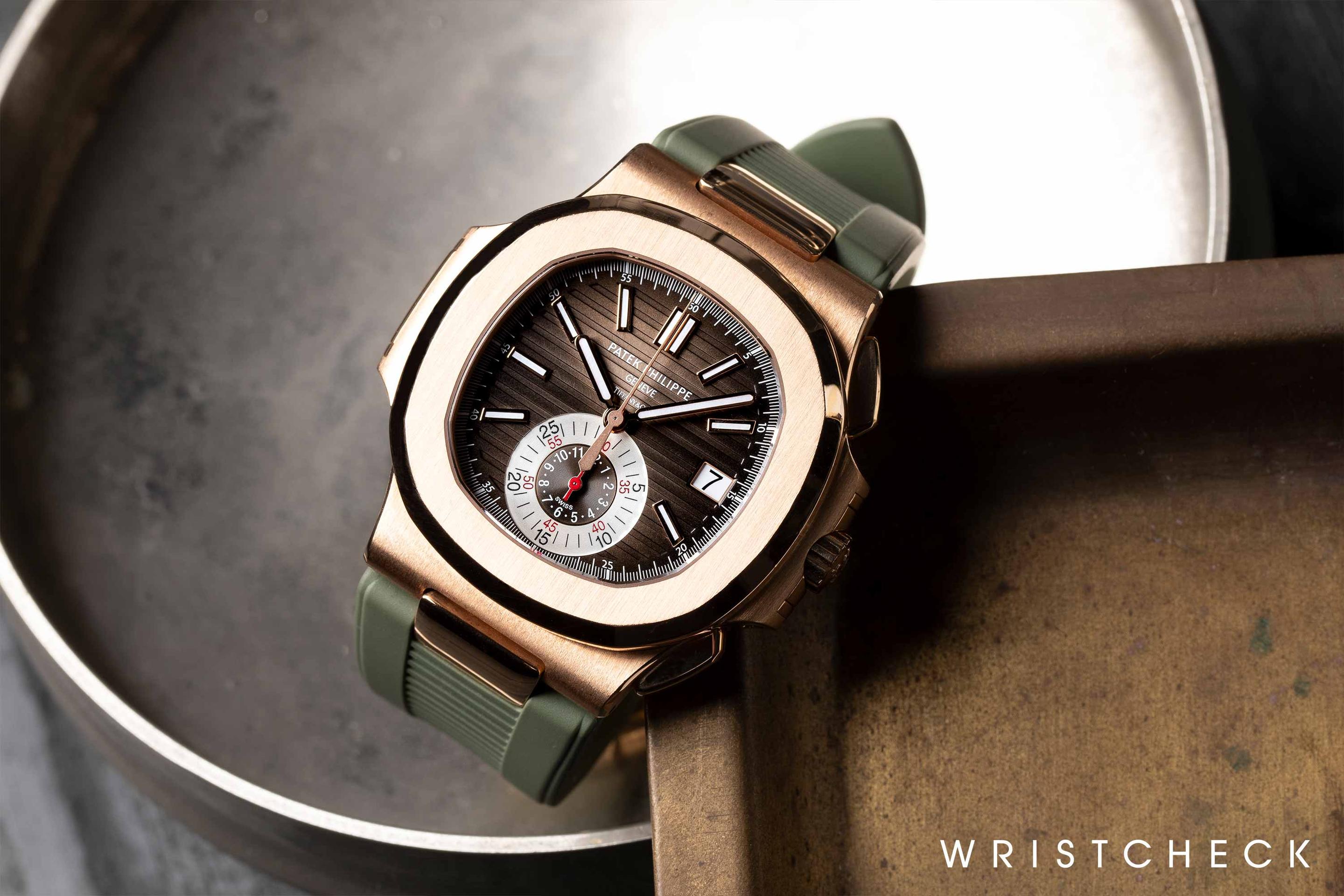Patek Philippe Nautilus 5980R-001 in Rose Gold