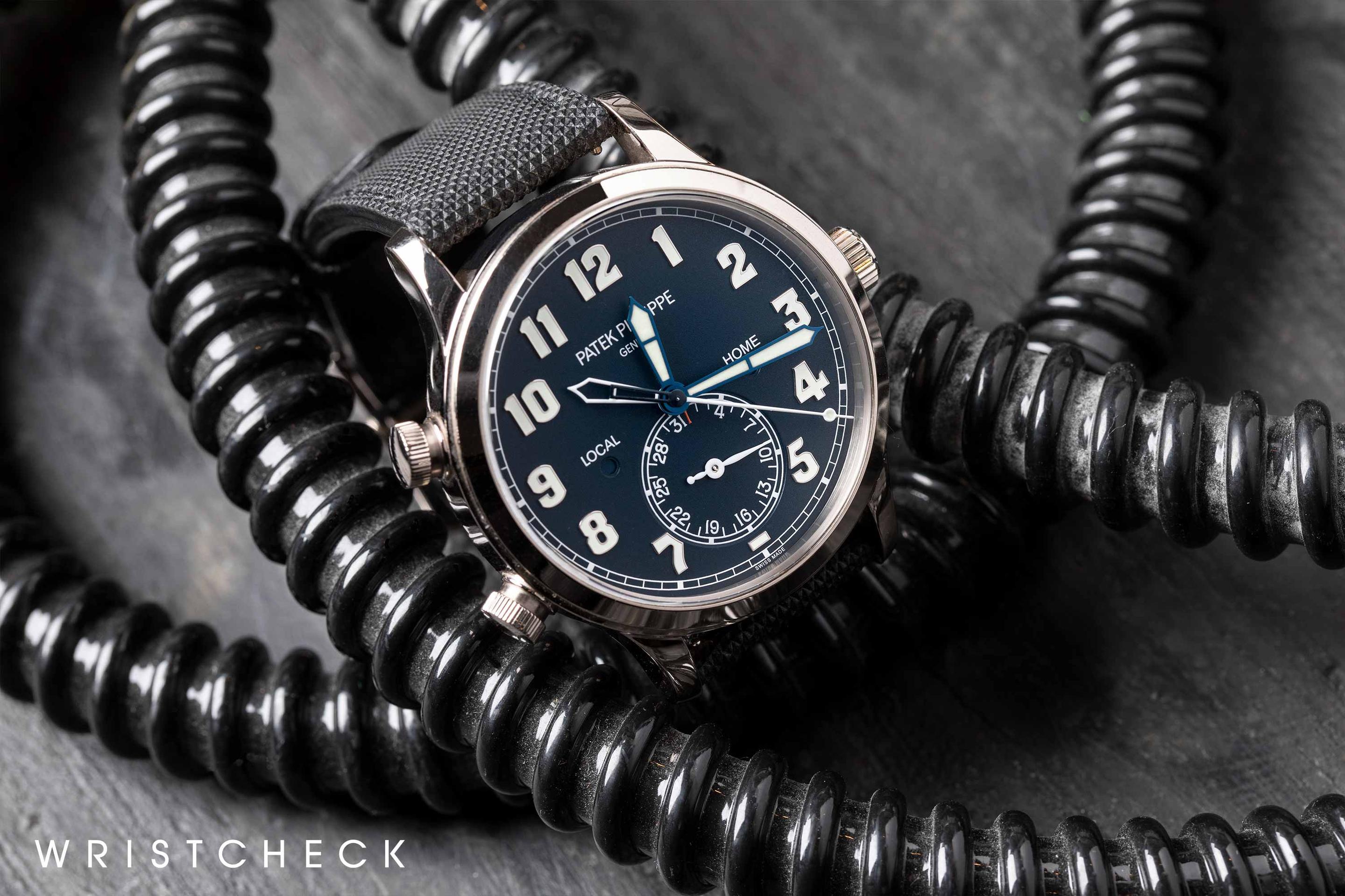 Patek Philippe Calatrava Pilot Travel Time Ref. 5524G in White Gold
