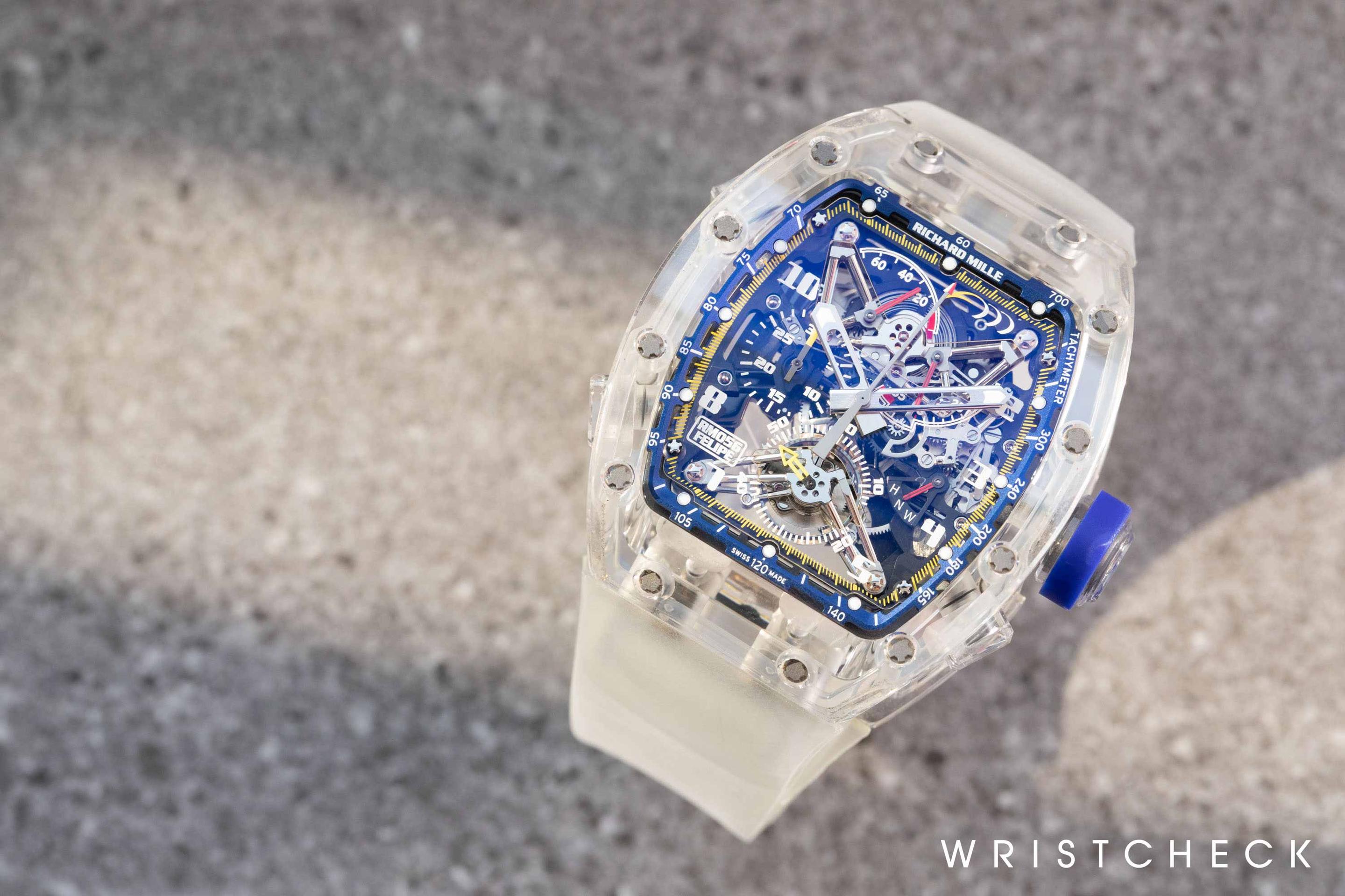 Richard Mille RM056 Felipe Massa 10th Anniversary Limited Editions in Sapphire  