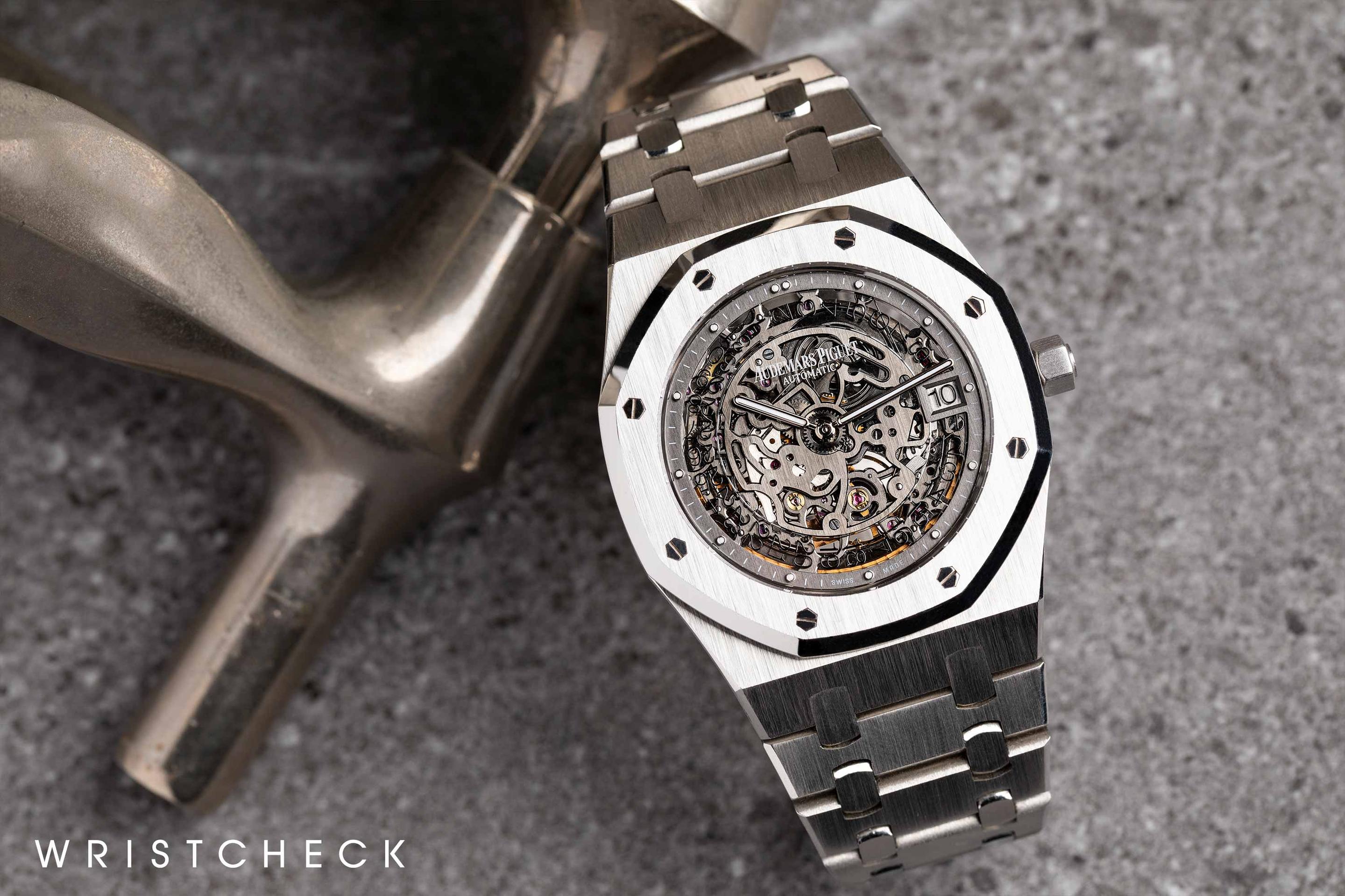 Audemars Piguet Royal Oak Openworked Extra-Thin Ref. 15203 in Platinum