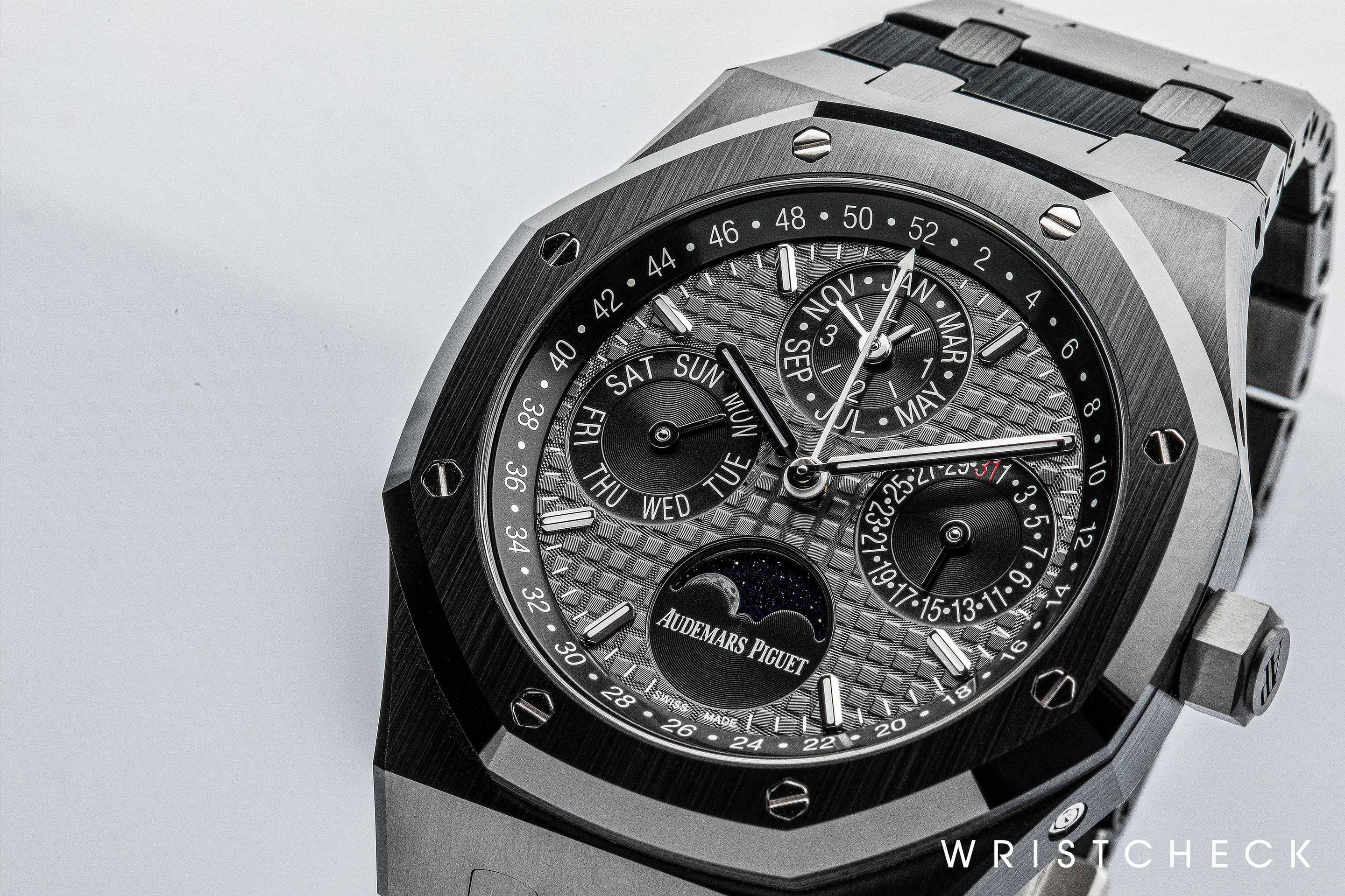 Audemars Piguet Royal Oak Perpetual Calendar Ref. 26579 in Black Ceramic