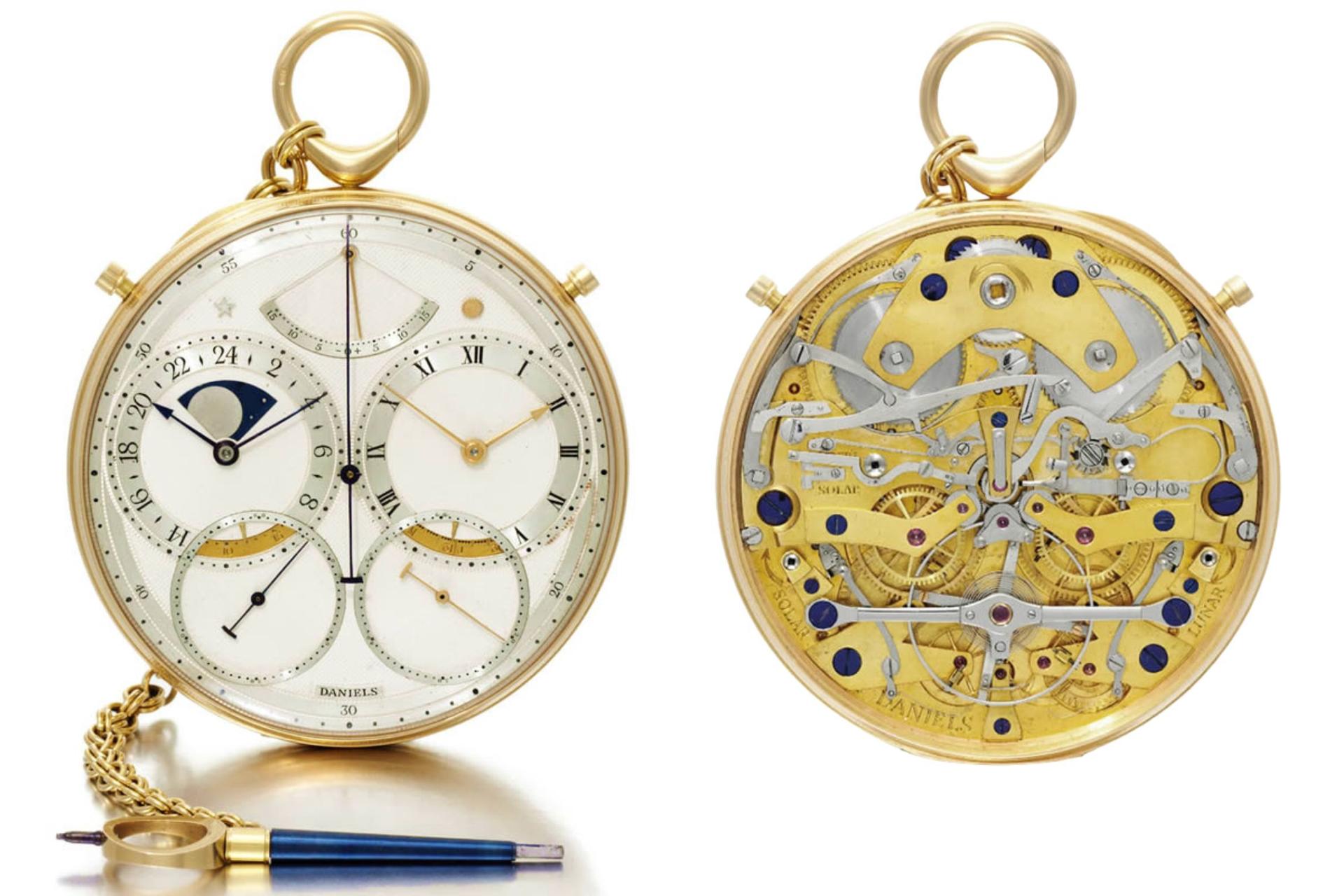 In 2019, Sotheby’s sold George Daniels' Space Traveller I £3.2 million, a record for an English watch at auction