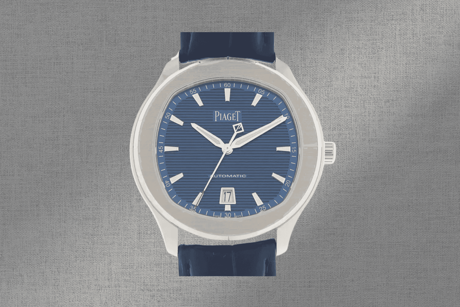 Piaget Polo Date Stainless Steel Blue Dial