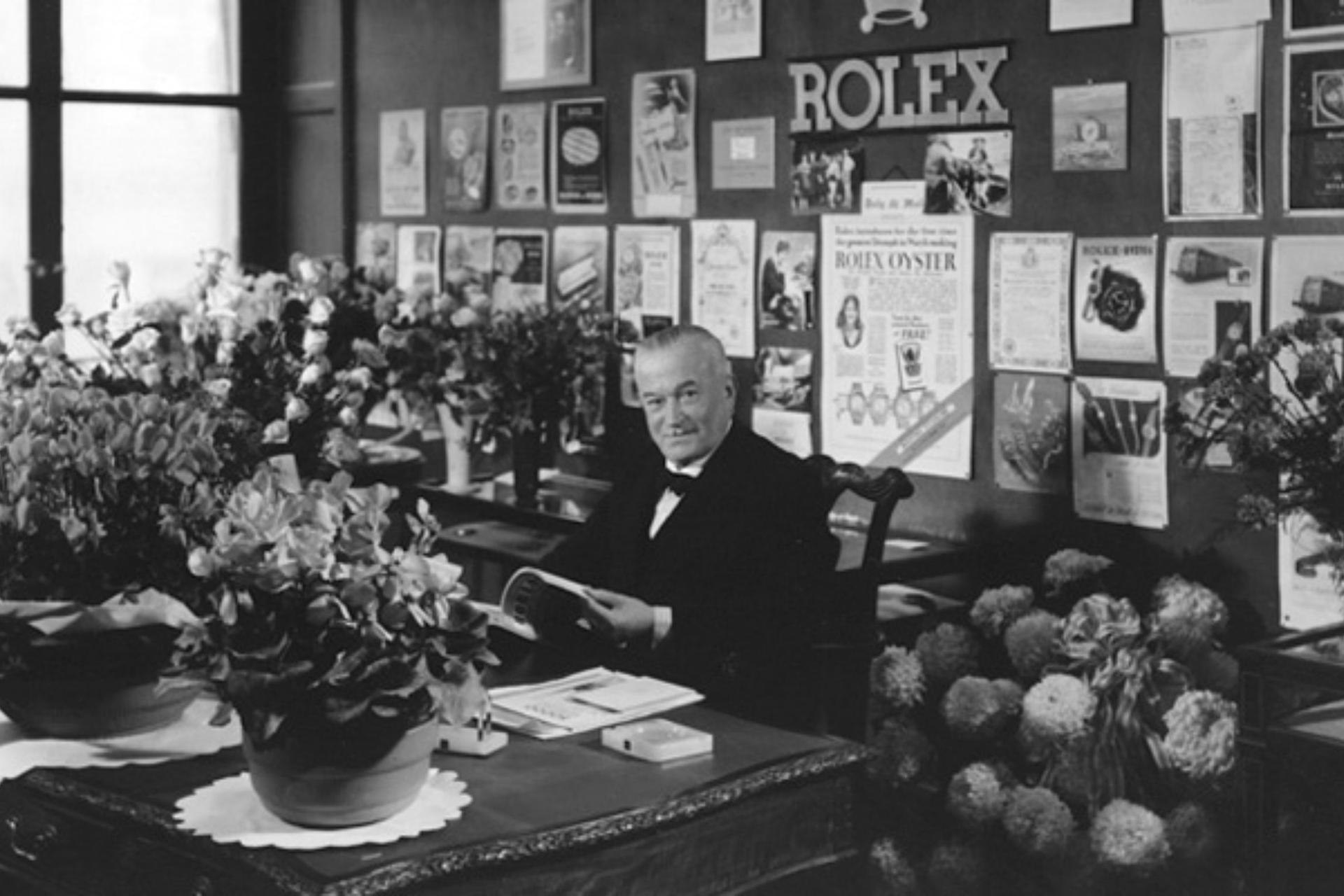 In the early 1900s, Hans Wilsdorf, the founder of Rolex, established a watch distribution company in London Photo: Rolex