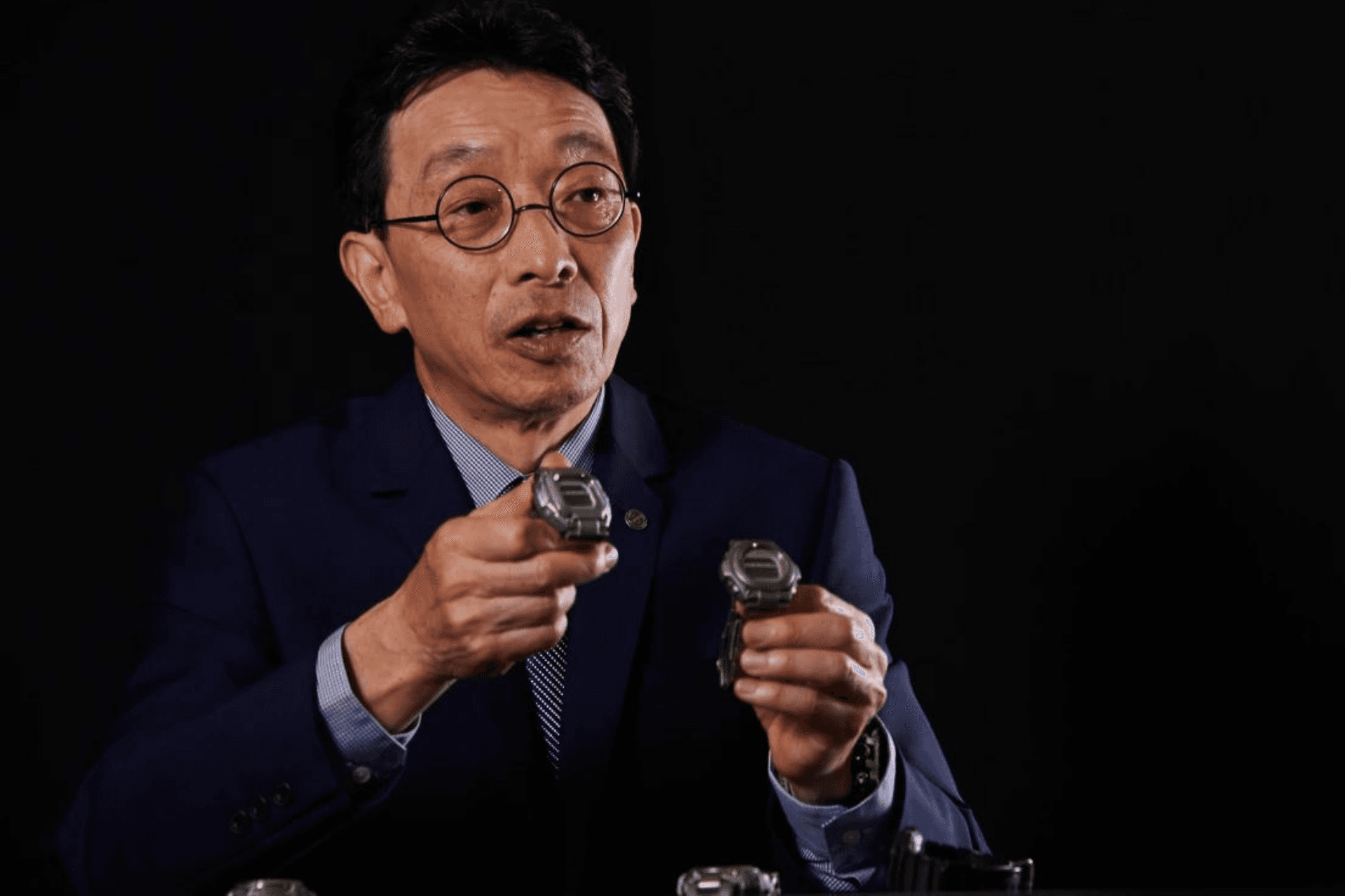 Pictured is founder of Casio's G-SHOCK, Kikuo Ibe Photo: Casio