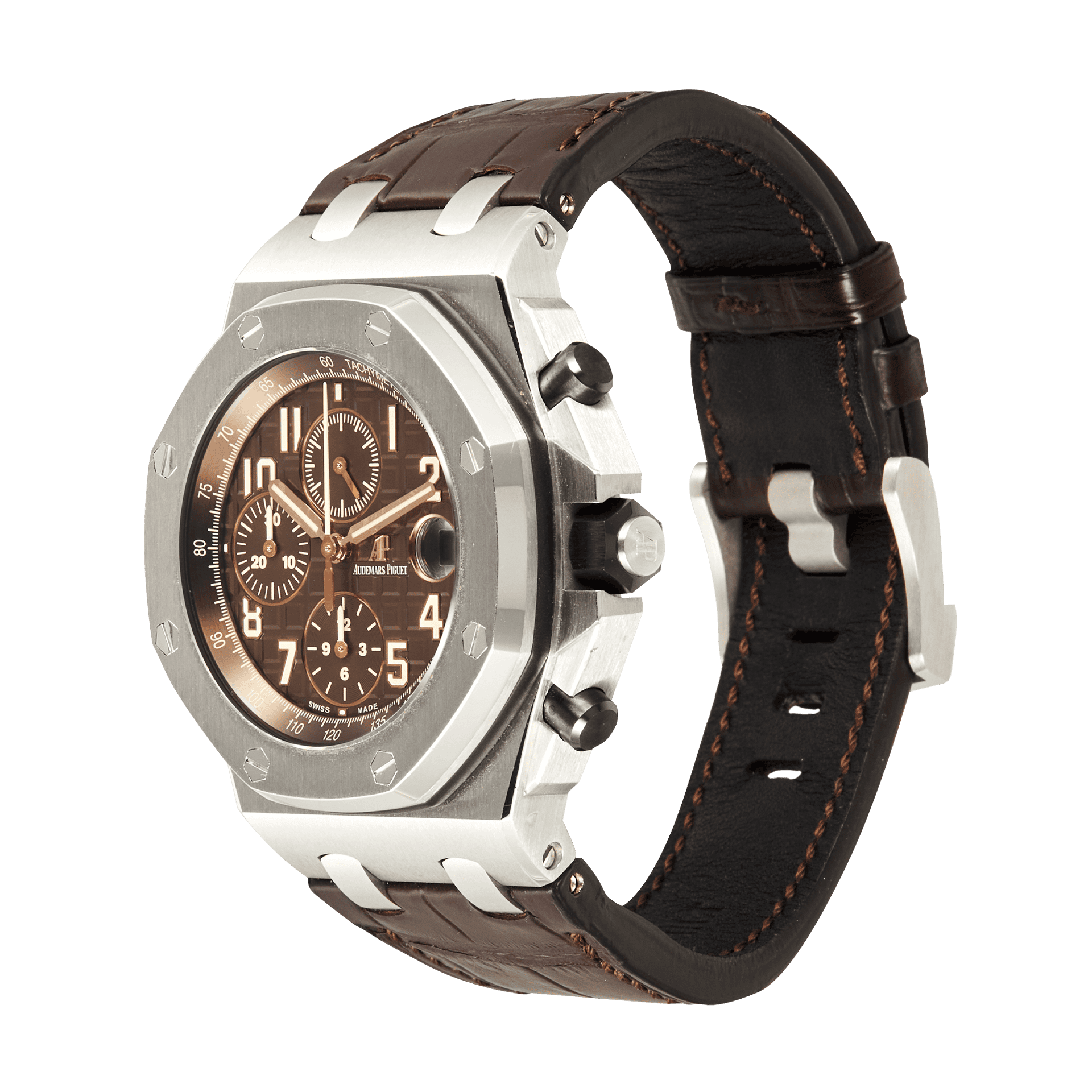 Royal Oak Offshore Chronograph Stainless Steel Brown Dial