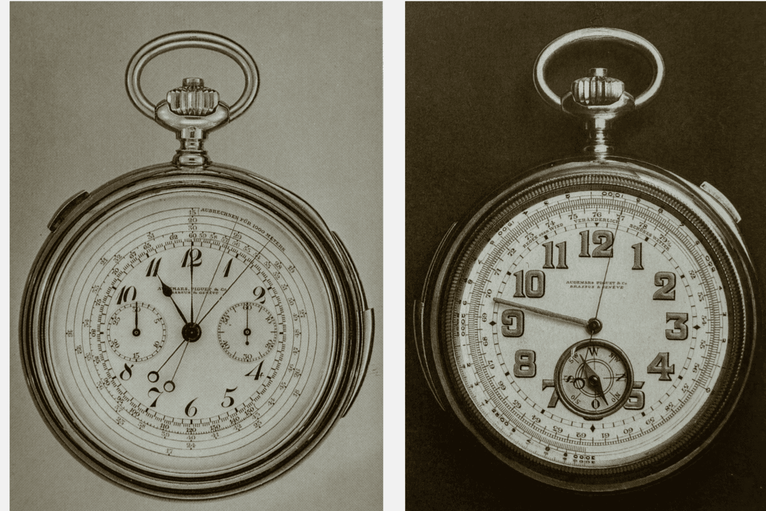 Pocket watch made for Emperor Franz-Josef I of Austria, Photo Copyright Audemars Piguet;  Masterpieces of Classical Watchmaking, Brunner, Pfeiffer-Belli and Wehrli, 1993