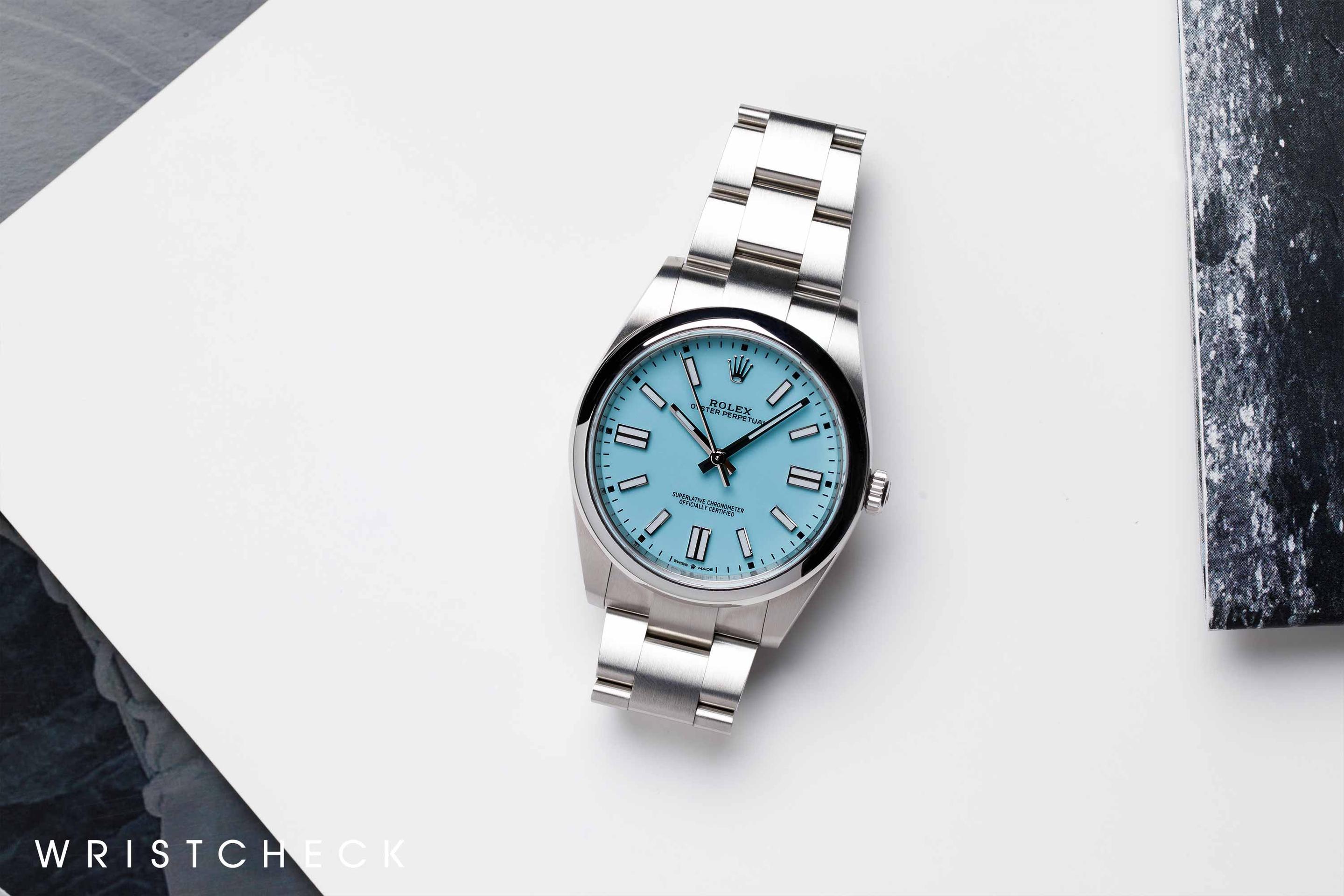 Rolex Oyster Perpetual in Turquoise