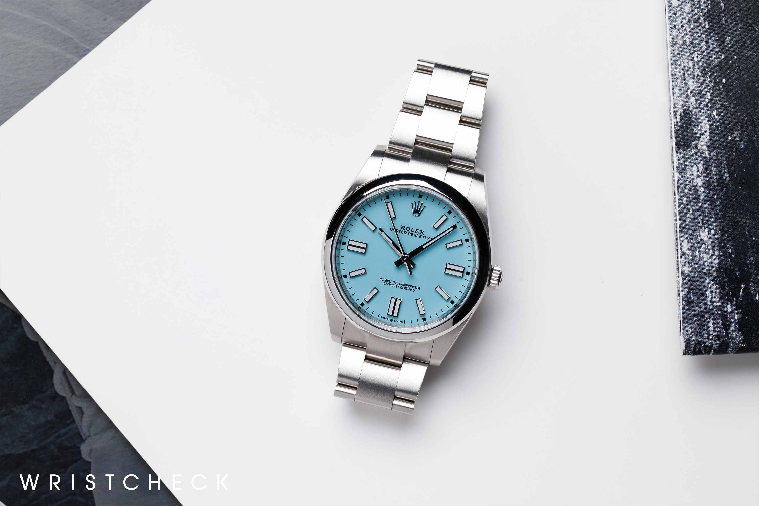 Rolex Oyster Perpetual in Turquoise