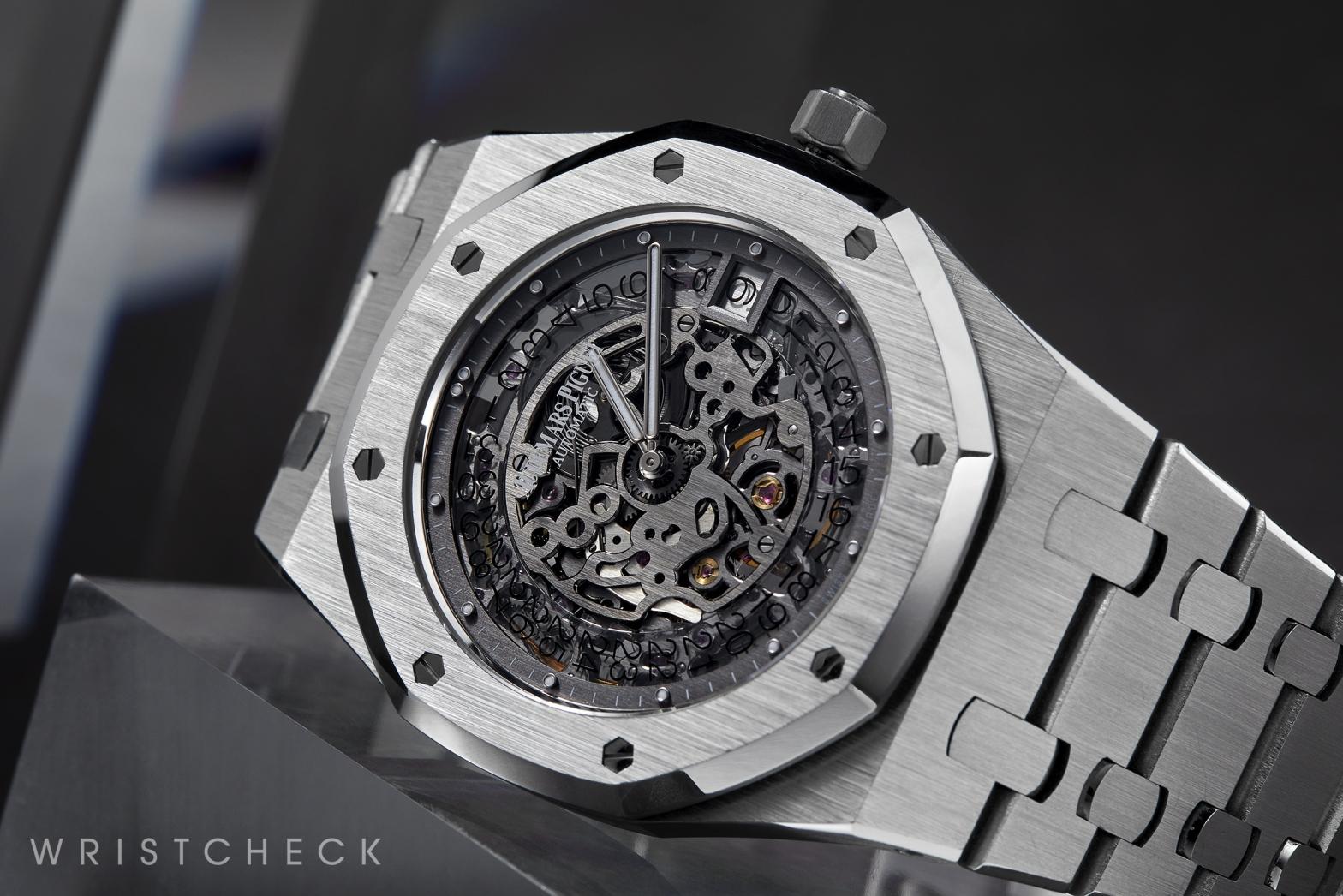 Audemars Piguet 40th anniversary Royal Oak Openworked Extra-Thin Platinum