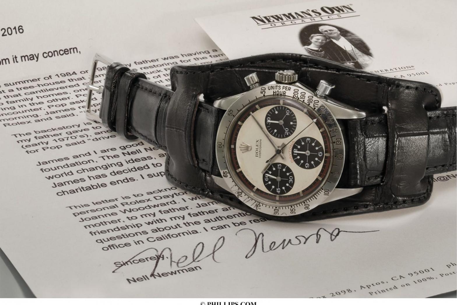 Paul Newman’s Daytona auctioned in October 2017 for a heart-stopping US$17.75 million, the most expensive Rolex ever to be publicly sold